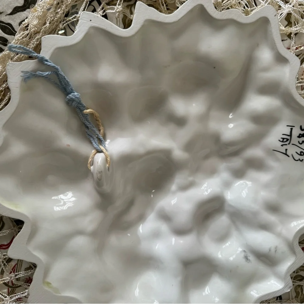 Italian limited edition Basket Ceramic Decor!x2 - Picture 5 of 7